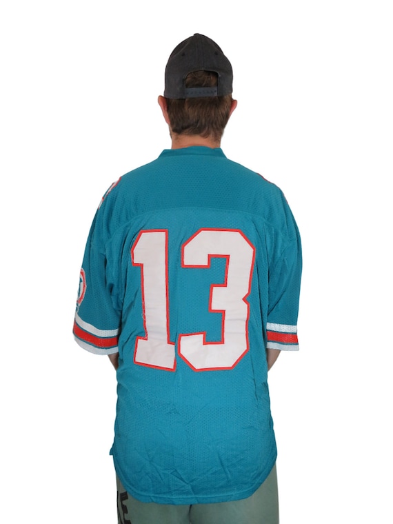 Vintage 90s Russell Dan Marino NFL Jersey Size 48 Large Sewn