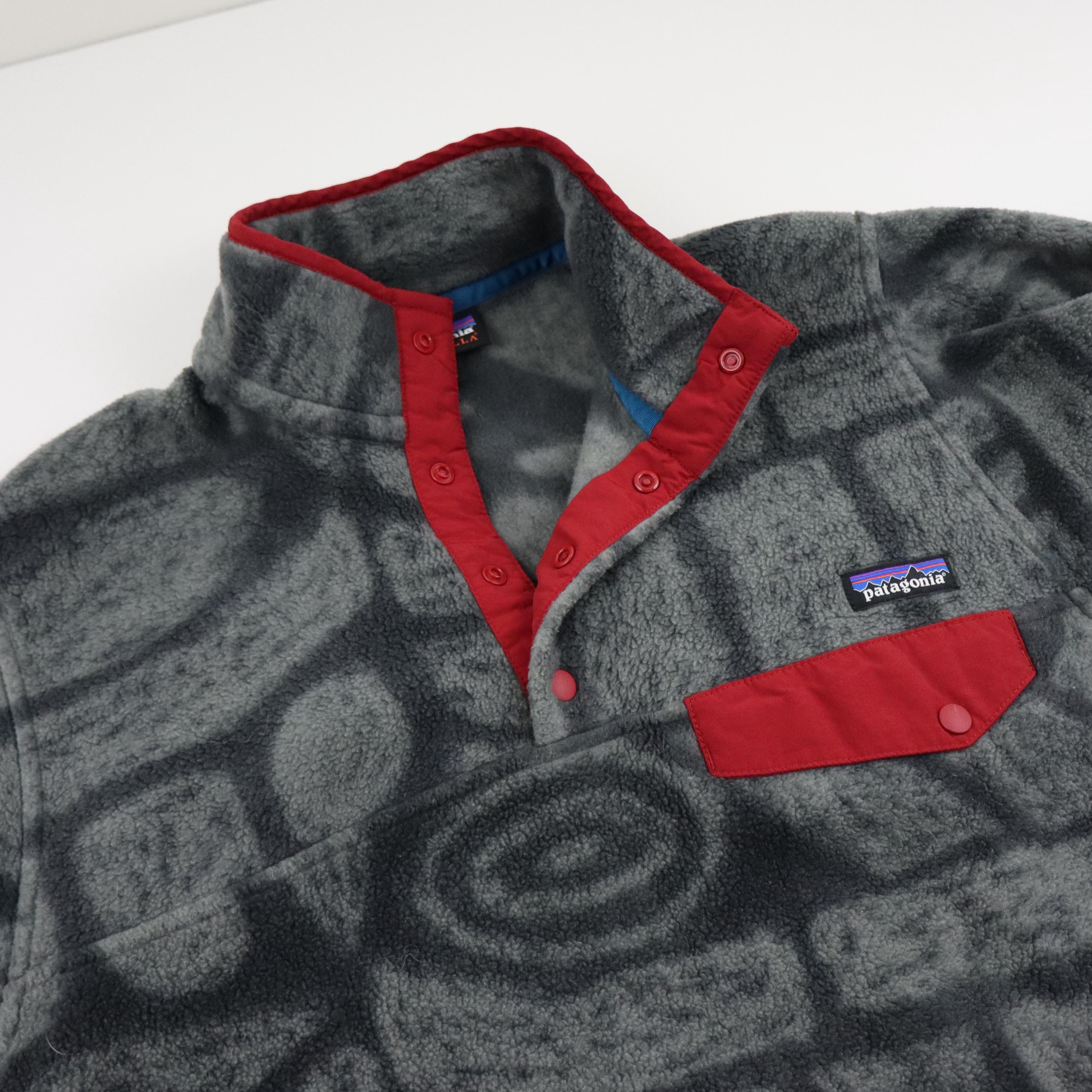 Vintage Y2K Patagonia Rare Aztec Tribal Geo Stone Shale Synchilla