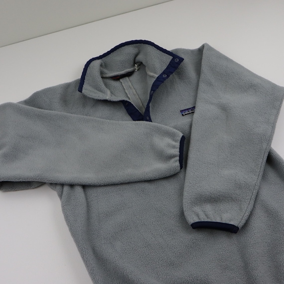 patagonia synchilla フリース L 80s〜90s VINTAGE 90' PATAGONIA SYNCHILLA LEAVES PATTERN T SNAP FLEECE