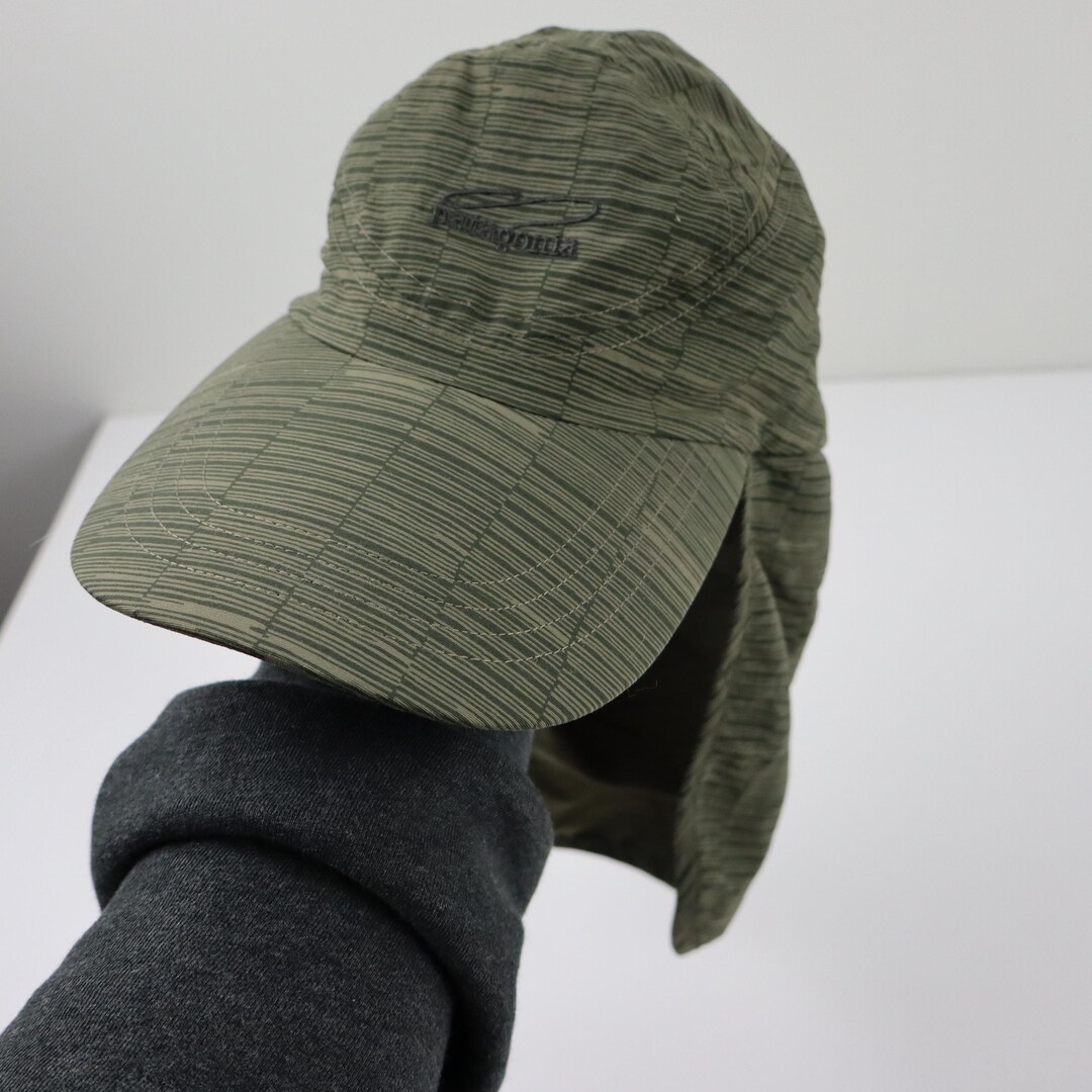 Vintage Patagonia Fly Fishing Bimini Boonie Safari Sun Hat Adult