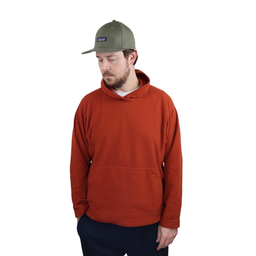 Vintage 90s Y2K Patagonia Micro D-luxe Fleece Pullover Hoody