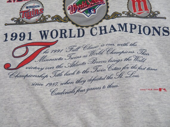 Vintage 90s Made In USA Men's Minnesota Twins 199… - image 8