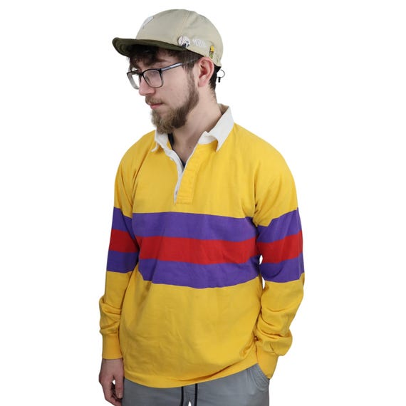 Vintage 70s Patagonia Sender Rugby Striped Heavyweight Long Sleeve