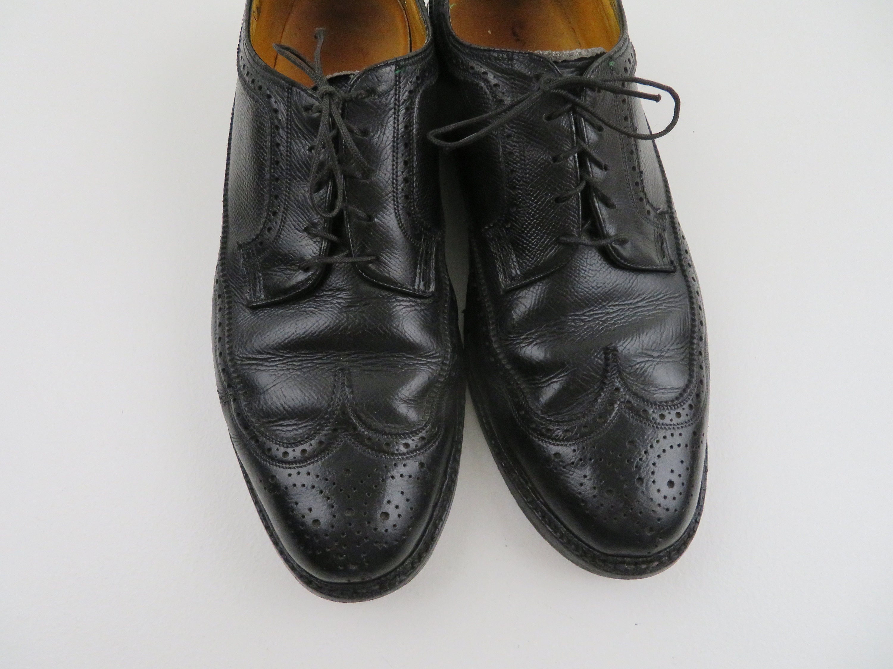 Vintage 70s 80s Florsheim Imperial Mens Leather Longwing Vintage 70s 80s Florsheim Imperial Mens Leather Longwing