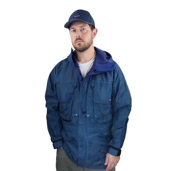 Vintage Patagonia SST Waterproof Hydroshed Fly Fishing Jacket Mens