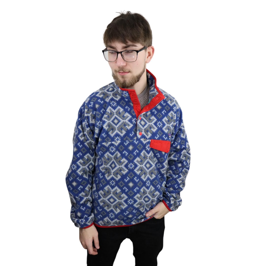 Vintage Y2K Patagonia Aurora Channel Snowflake Aztec Tribal