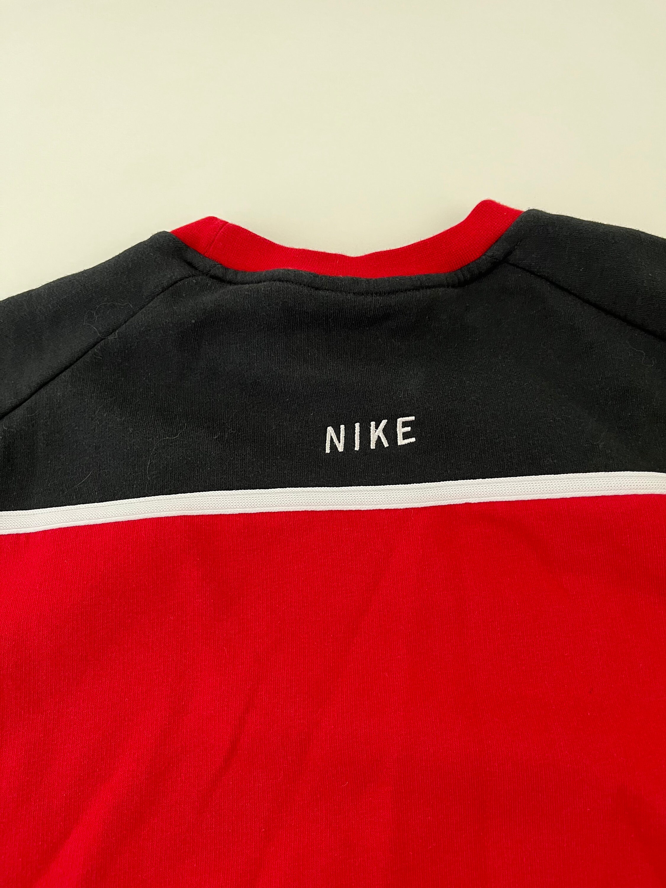 Vintage 90s Nike Sweatshirt Color Block Size Medium 16-18