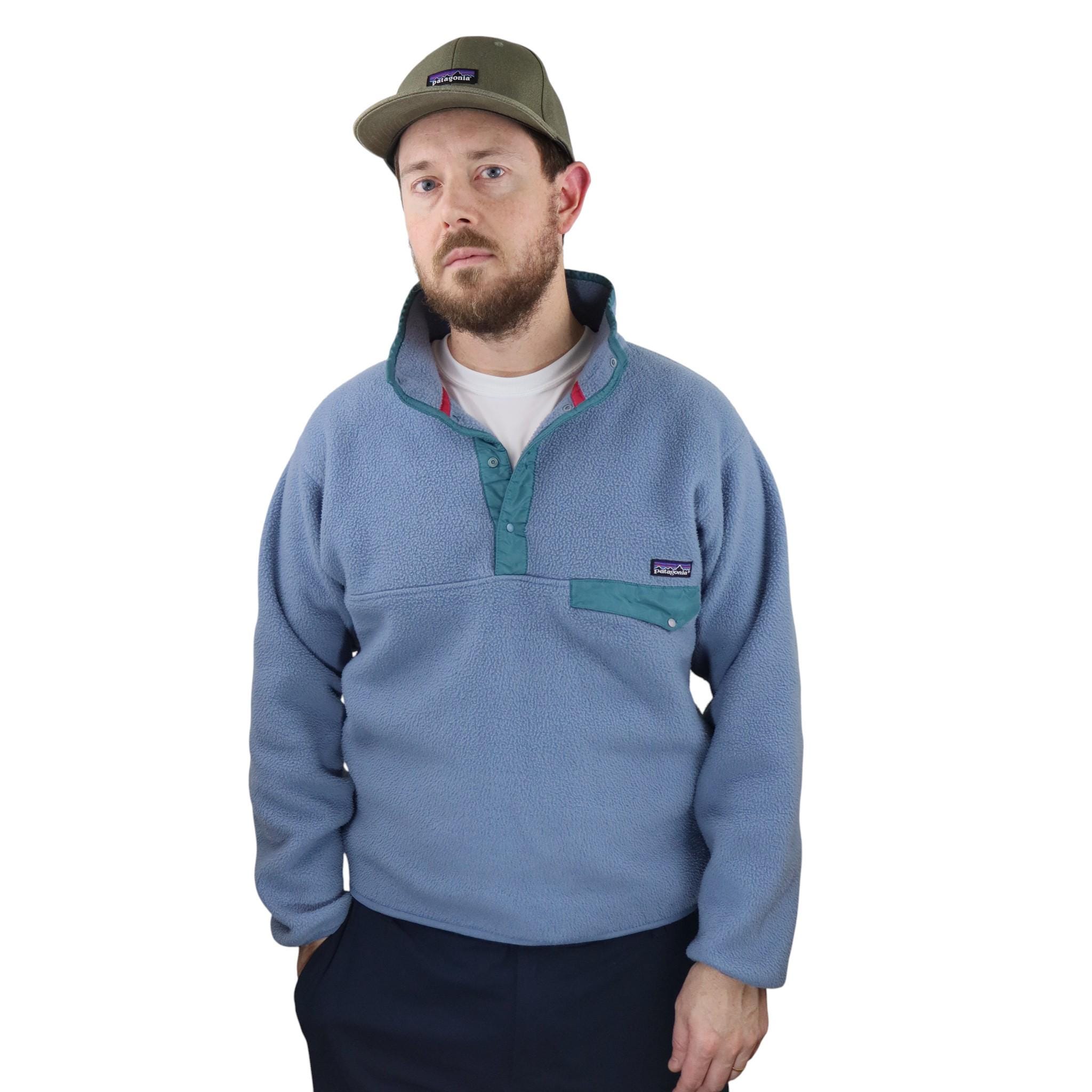 Vintage 90s Patagonia Synchilla Fleece Snap T Pullover Jacket Mens