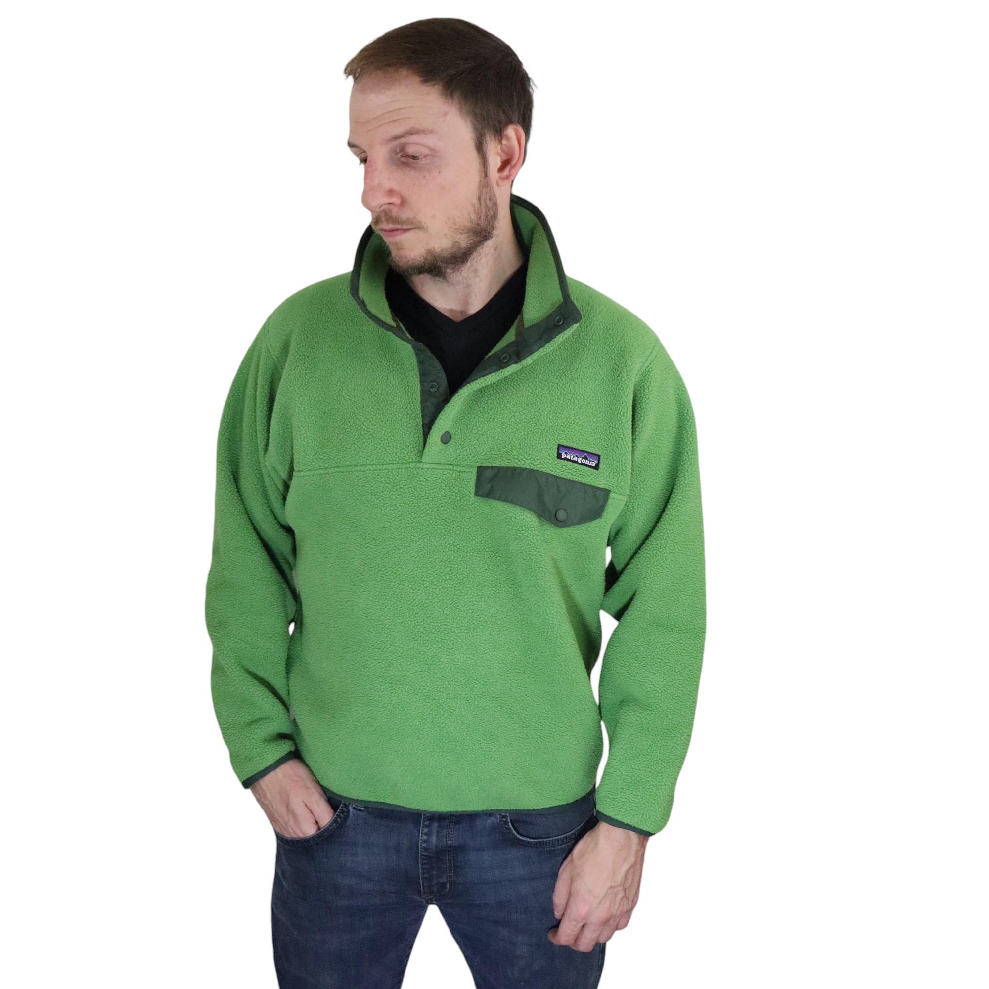 Vintage 90s Y2K Patagonia Baggy Synchilla Fleece Snap-t