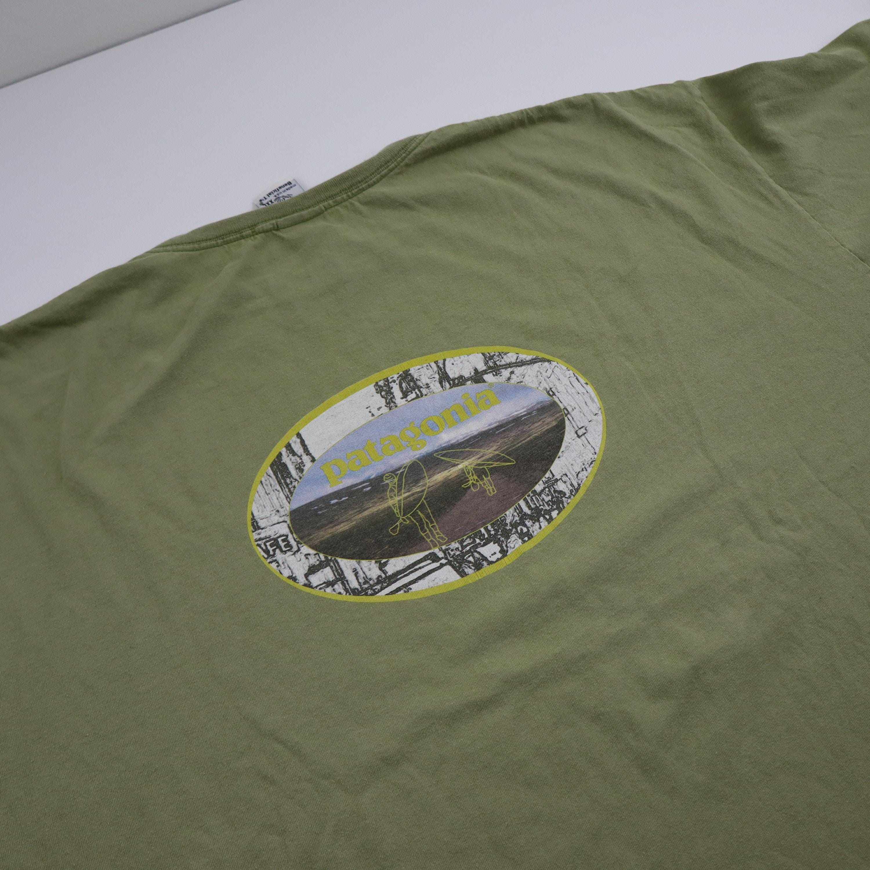 Vintage 90s Patagonia Beneficial Graphic T Shirt Mens XXL Made in