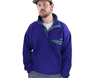 Vintage 80s 90s Patagonia Synchilla Fleece Lined Shelled Fall