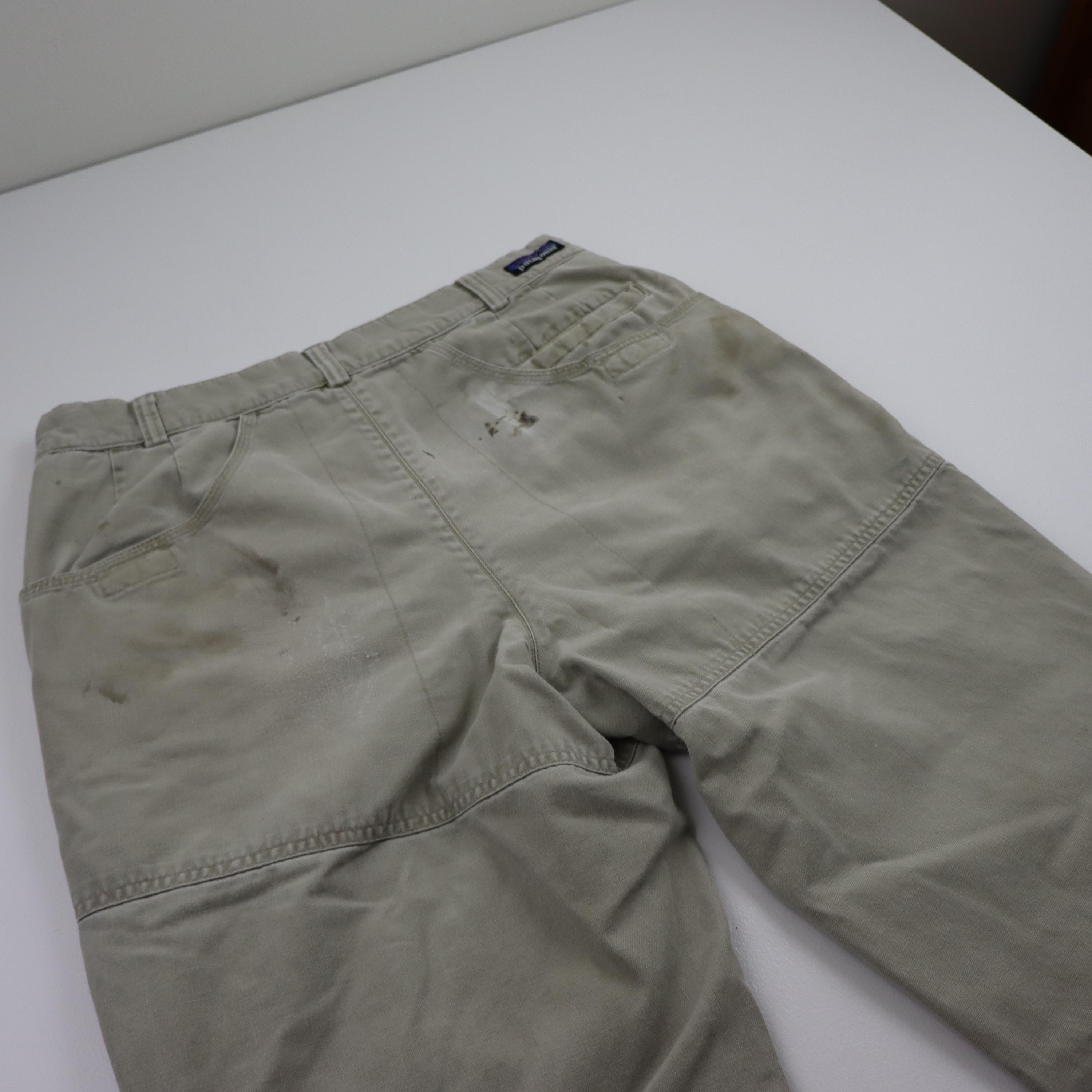 Vintage 90s Patagonia Canvas Double Knee Stand up Climbing Pants