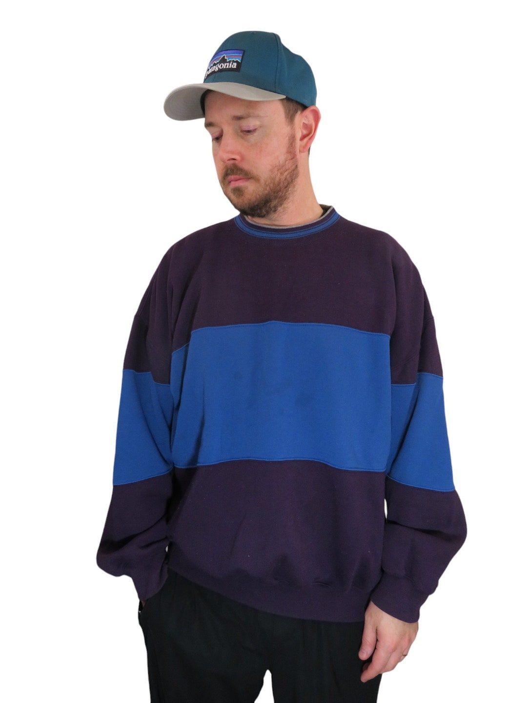 Vintage 80s 90s Cheetah Mervyns Racing Colorblock Baggy Oversized ...