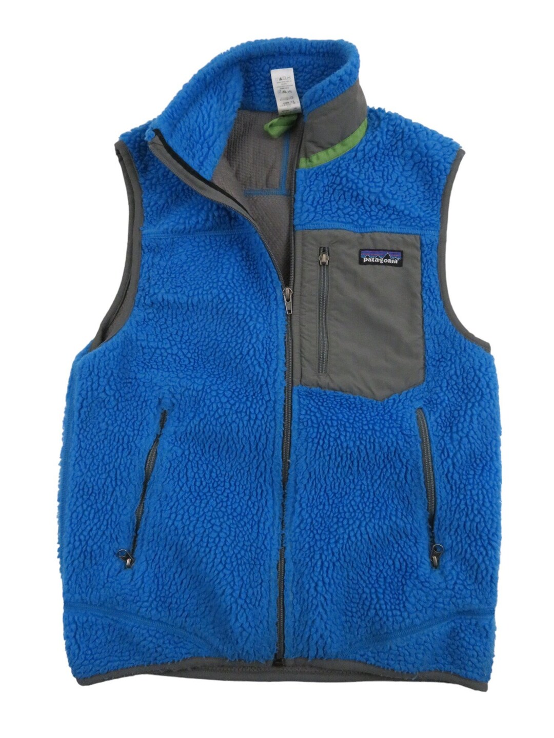 Vintage Patagonia Retro-x Fleece Vest, Blue Gray, Men's XS - Etsy