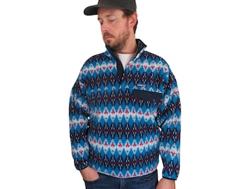 Vintage 90s Patagonia Synchilla Fleece Snap T Rare Pullover Jacket
