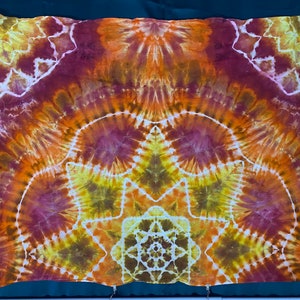 Tie Dye Tapestry Star Flower Boho / Hippie Decor