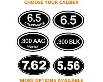Choose Your Caliber Ammo Can Labels