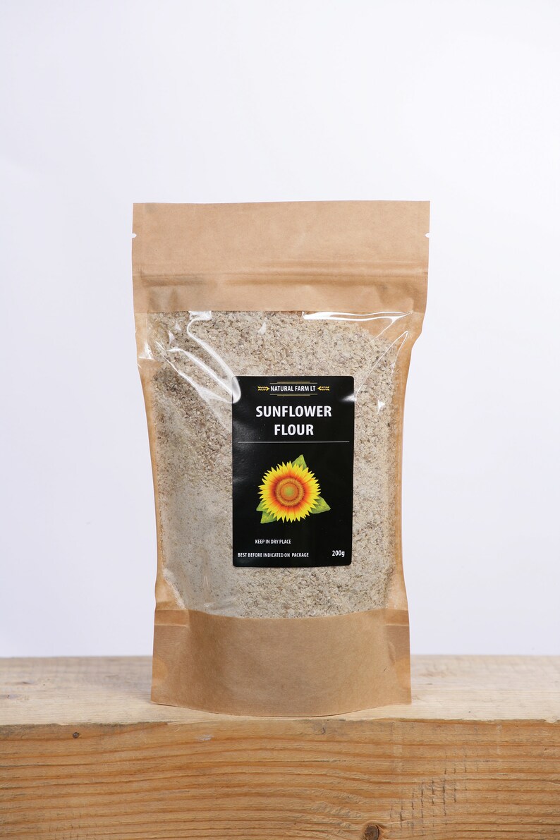 Sunflower Flour 100 Natural 7oz 200g Premium Quality Etsy