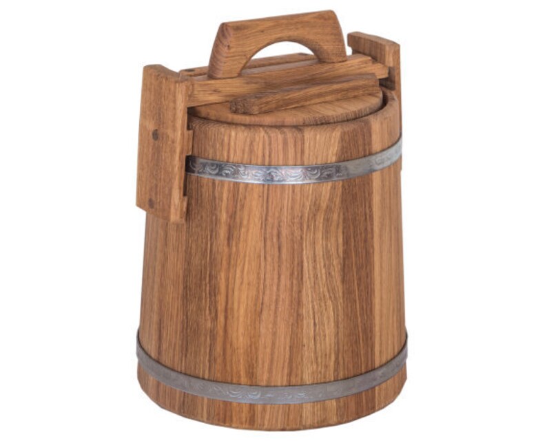Handmade Wooden Bucket Oak Premium Quality 3L / 5L / 10L / 15L Etsy