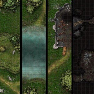 Battle Map 4K, DnD Battle Map, D&D, Battlemap, Dungeons and Dragons, 5e, Roll20, Fantasy Grounds, Gießerei, VTT, digitale Karte