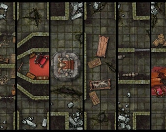 Dungeon, Battle Map 4K, DnD Battle Map, D&D, Battlemap, Dungeons and Dragons, 5e, Roll20, Fantasy Grounds, Foundry, VTT, Digital Map