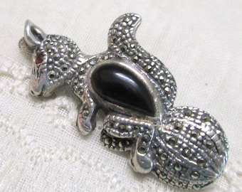 Broche Paon XXL En Argent Filigrané - Artisanale, Dimensions 38x80 Mm - Occasion En Argent Massif 925