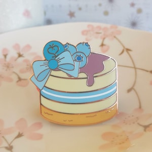 Pin de esmalte de tarta de queso de Sailor Mercury