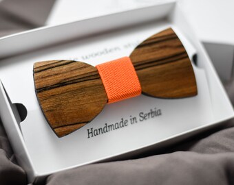 Cats wooden bowtie Classic look wooden bow tie Animal lover gift Grooms accessories  Wedding necktie Funky bow tie Christmas present for Him