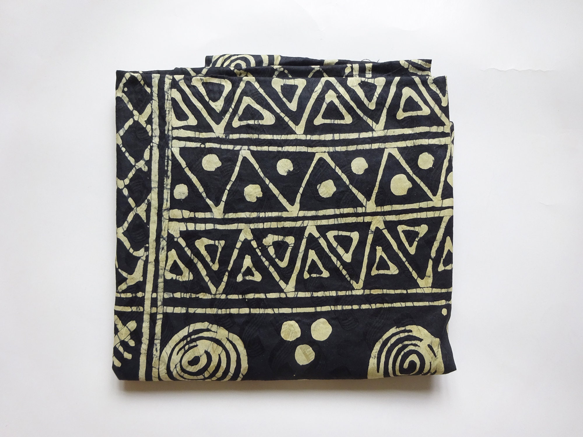 Hand Drawn Fabric Original African Adire Fabric by the Yard - Etsy