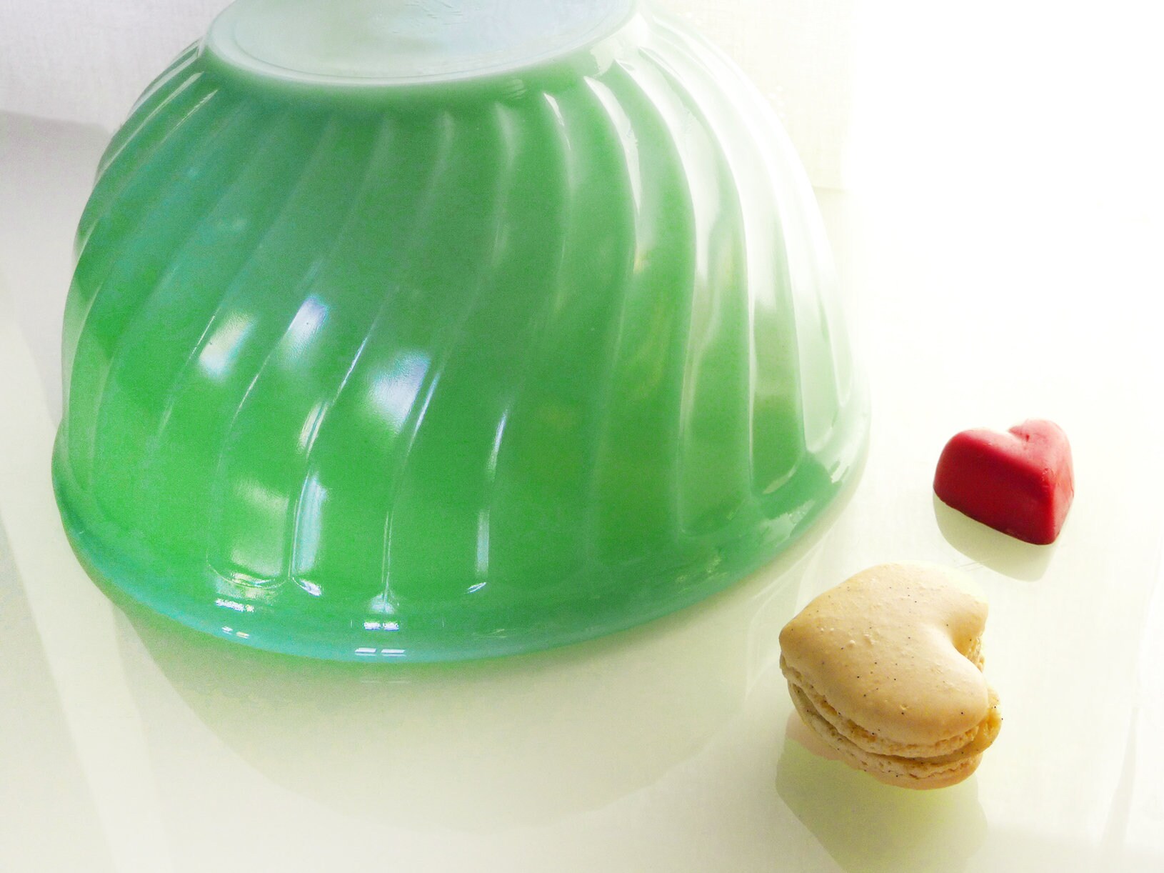 PASTA Bowl Fire King Jadeite Jade Green Milk Glass Bowl Etsy