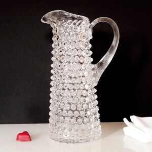 Stunning Bohemian Crystal Water Jug, LARGE Crystal Decanter, Crystal