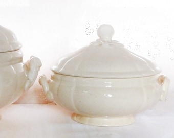 Sarreguemines Tureen: 1900s French Country House Tableware