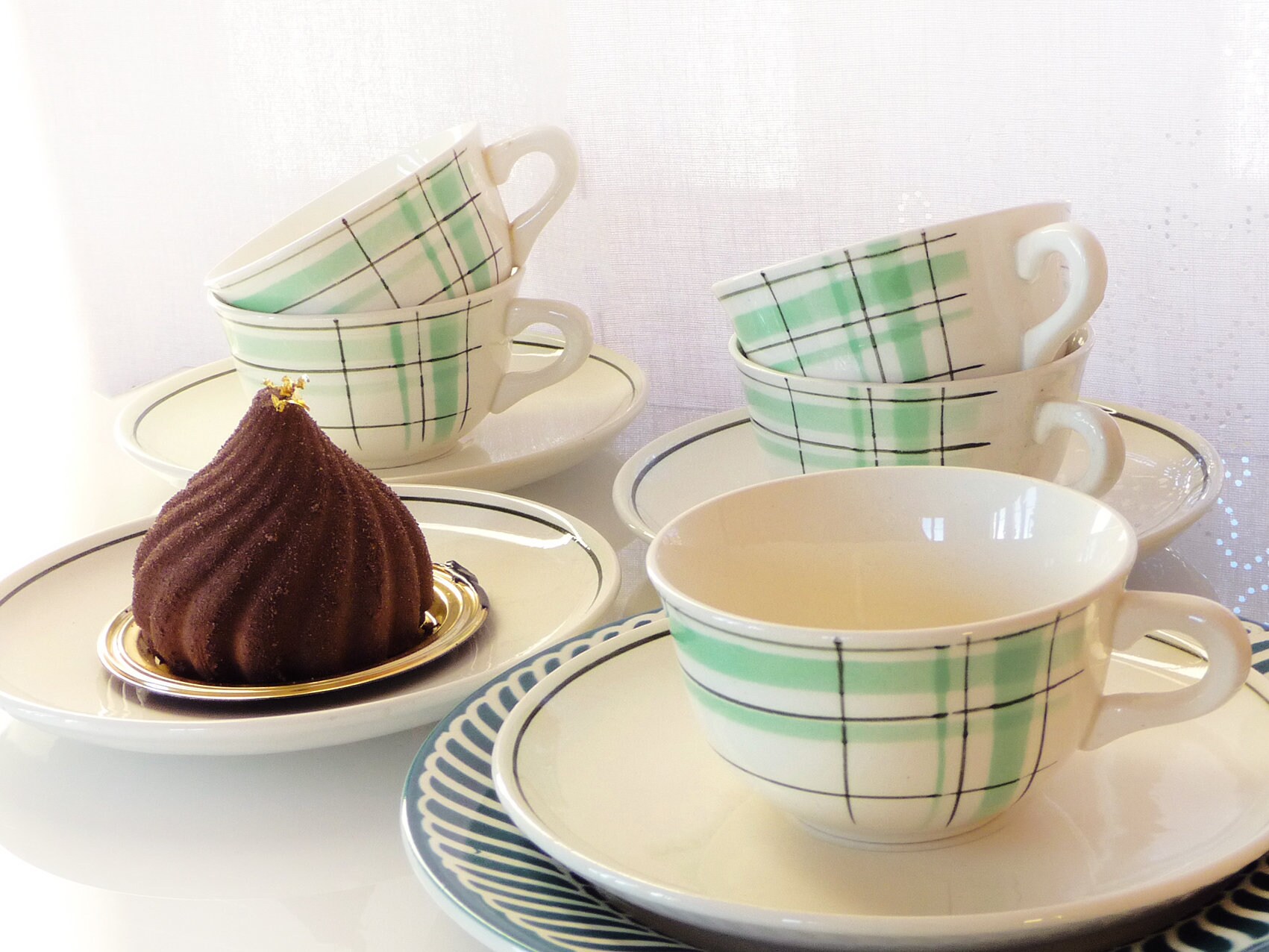 6 Sets De Café Vintage