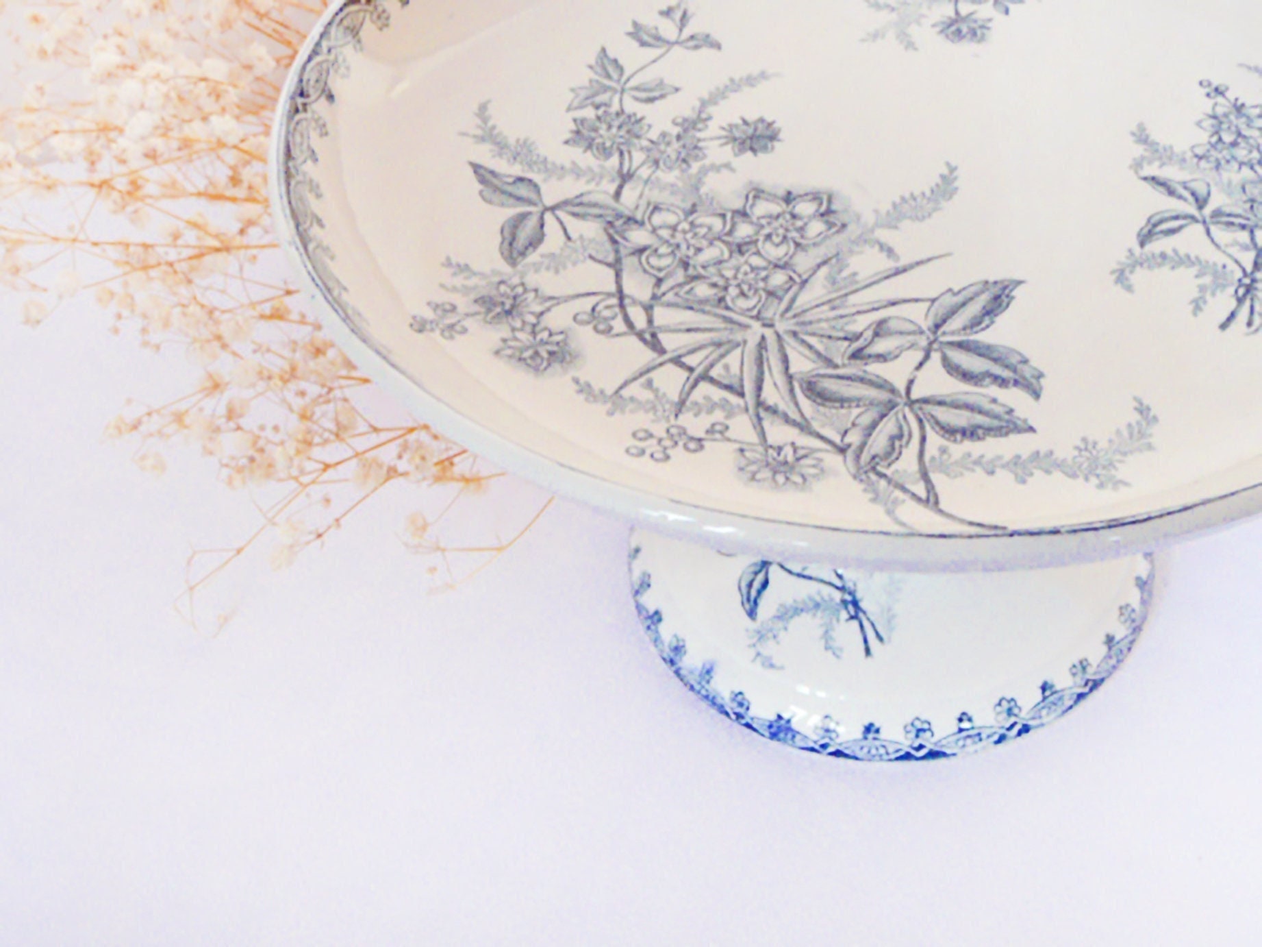 sarreguemines GERANIUM ravier