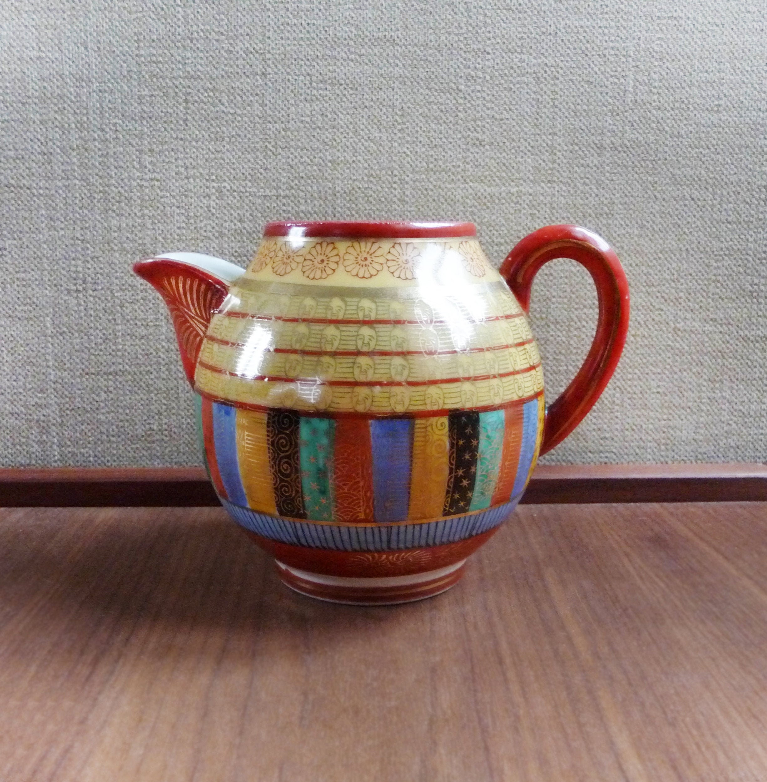 Large Creamer, Mille Visages, 1000 Porcelaine d'oeufs, Japon, Nippon, , Crémier en Japon 1910