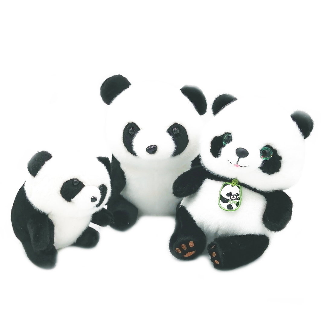 Personalized Panda Plush Panda Stuffed Animal Super Soft 7.5in Tall