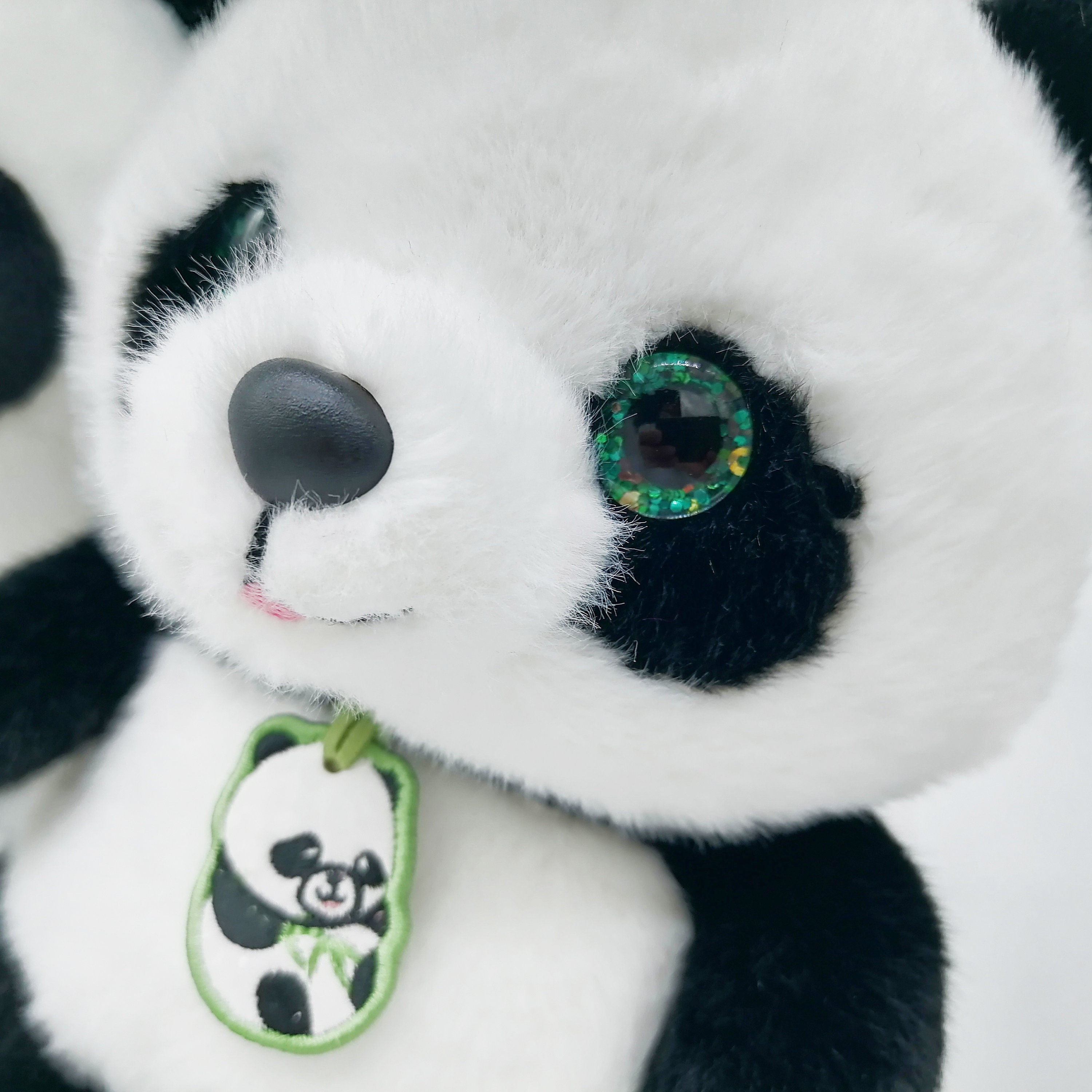 Personalized Panda Plush Panda Stuffed Animal Super Soft 7.5in Tall
