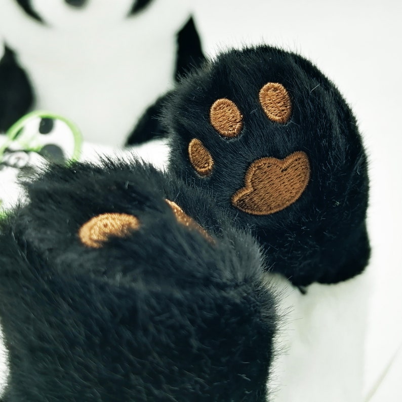 Personalized Panda Plush Panda Stuffed Animal Super Soft 7.5in Tall