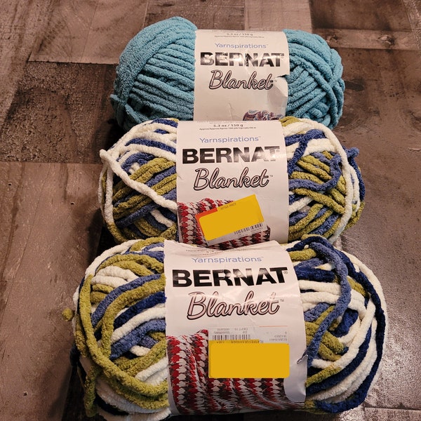 Bernat Blanket Yarn Etsy