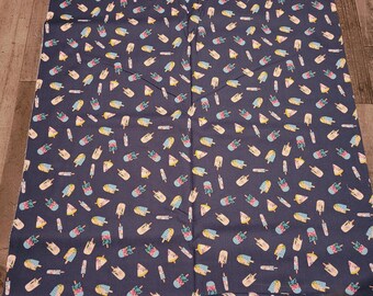 Ice Lollies Fabric: Dear Stella, Blue Cotton Print (2yd 24in)