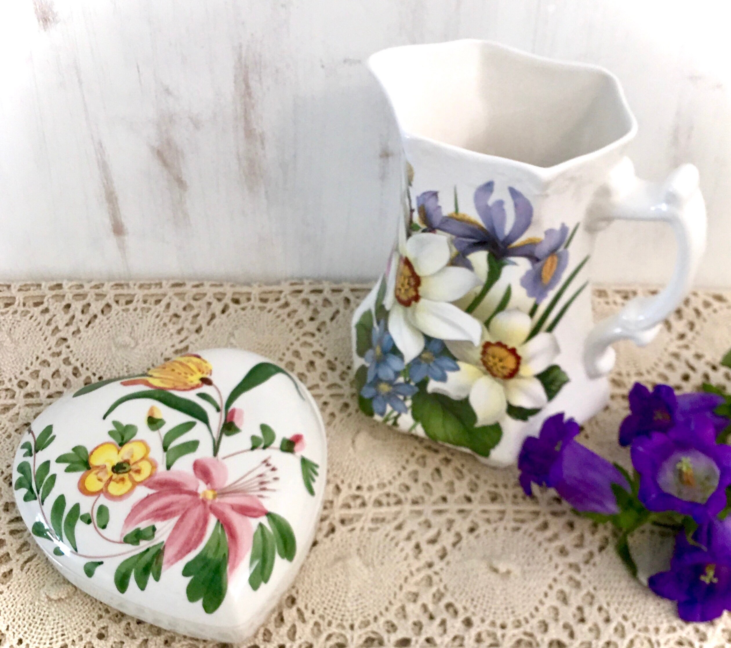 Mismatched Vase Pitcher St Fine Bone China Made in Etsy
