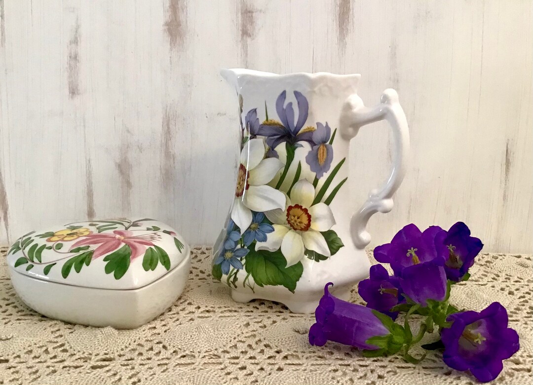 Mismatched Vase Pitcher St Fine Bone China Made in Etsy UK