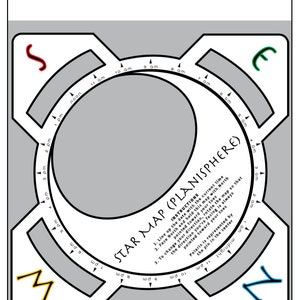 Star Map planisphere Printable File - Etsy Canada