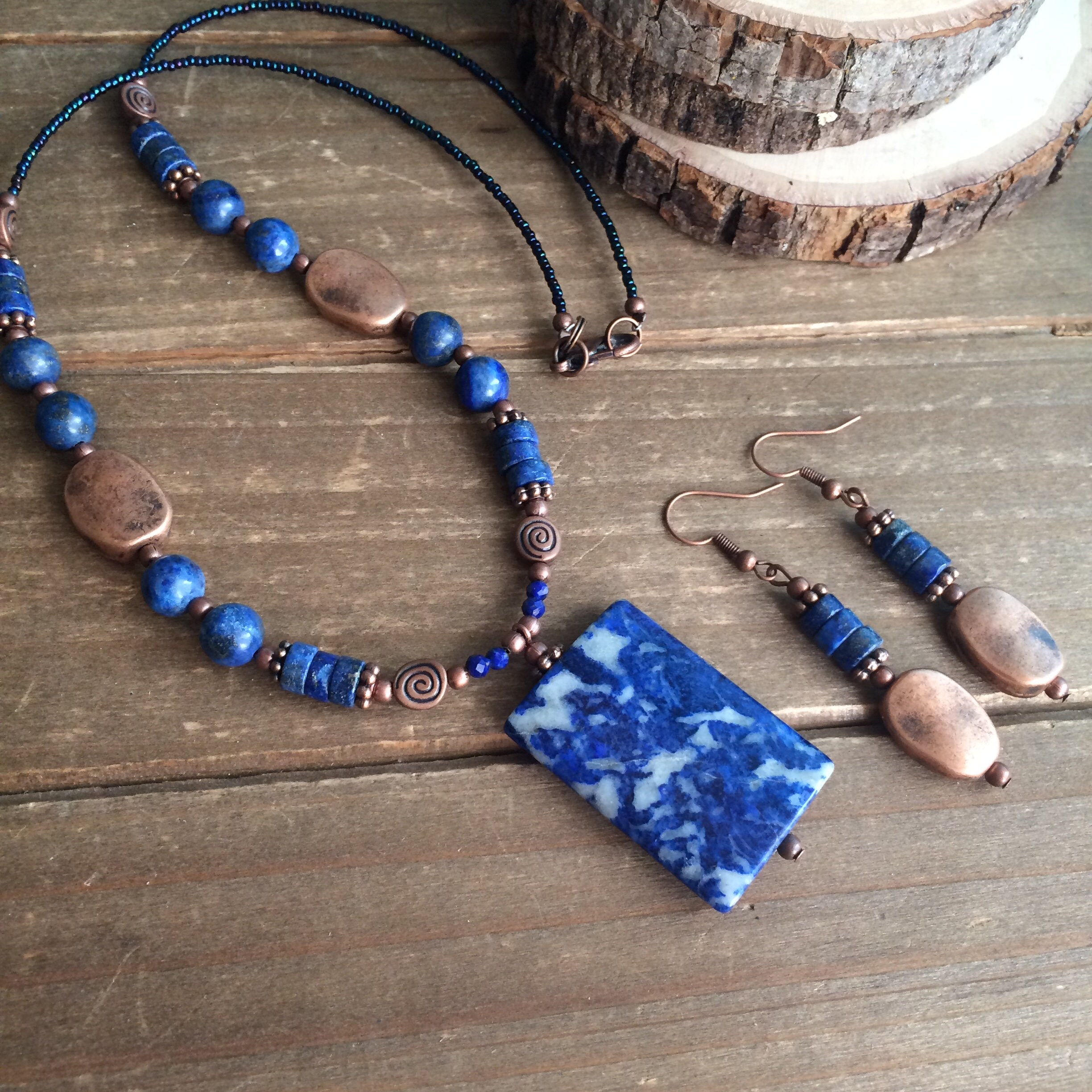 【U LAN】24SS★ [LAN ARCHIVE] Blue Needle Stone Necklace il_fullxfull.2764034085_jh9t.jpg