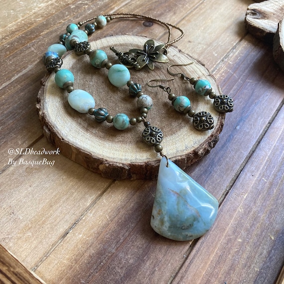 Blue shop jasper jewelry