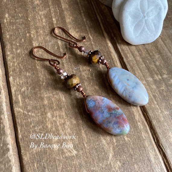 Brown 2024 dangle earrings
