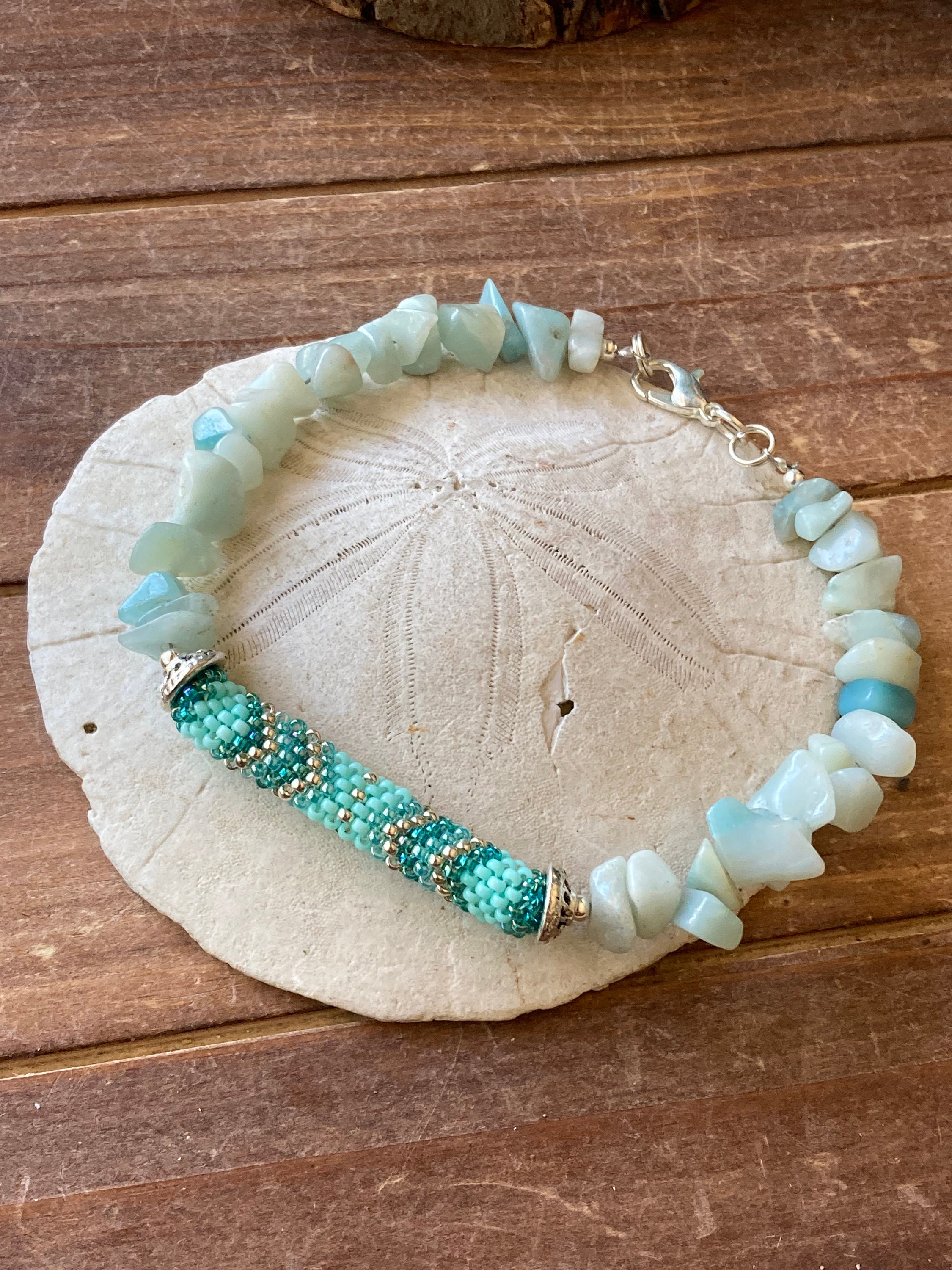 Tiffany Blue Beaded Knot Velvet Headband Aqua Amazonite Acrylic Beads Handmade Aqua Blue Matrix Tibetant Turquoise Bead, 4mm/6mm/8mm/10mm  main image 2