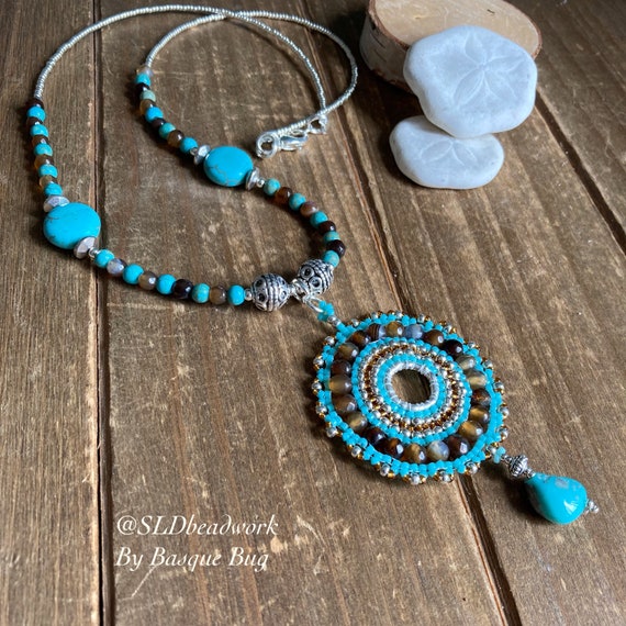 ネックレス・ペンダント Tribal Seed Bead Necklace Amazon.com: buybeaded Handmade Native American Style Tribal