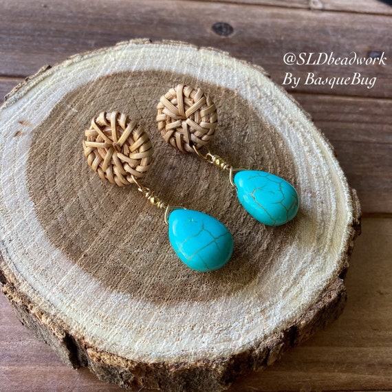 Etsy stone earrings sale