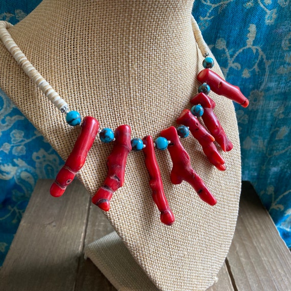 coral jewelry coral necklace